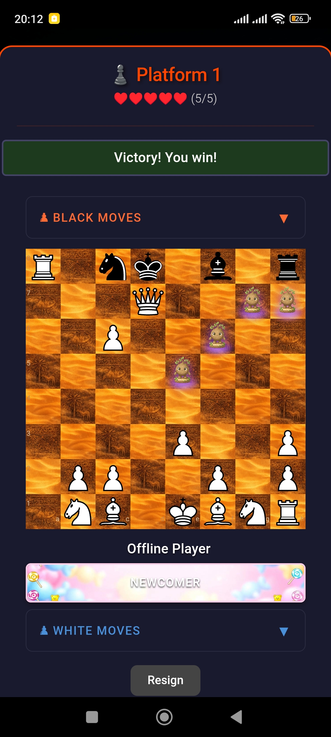 Story mode board